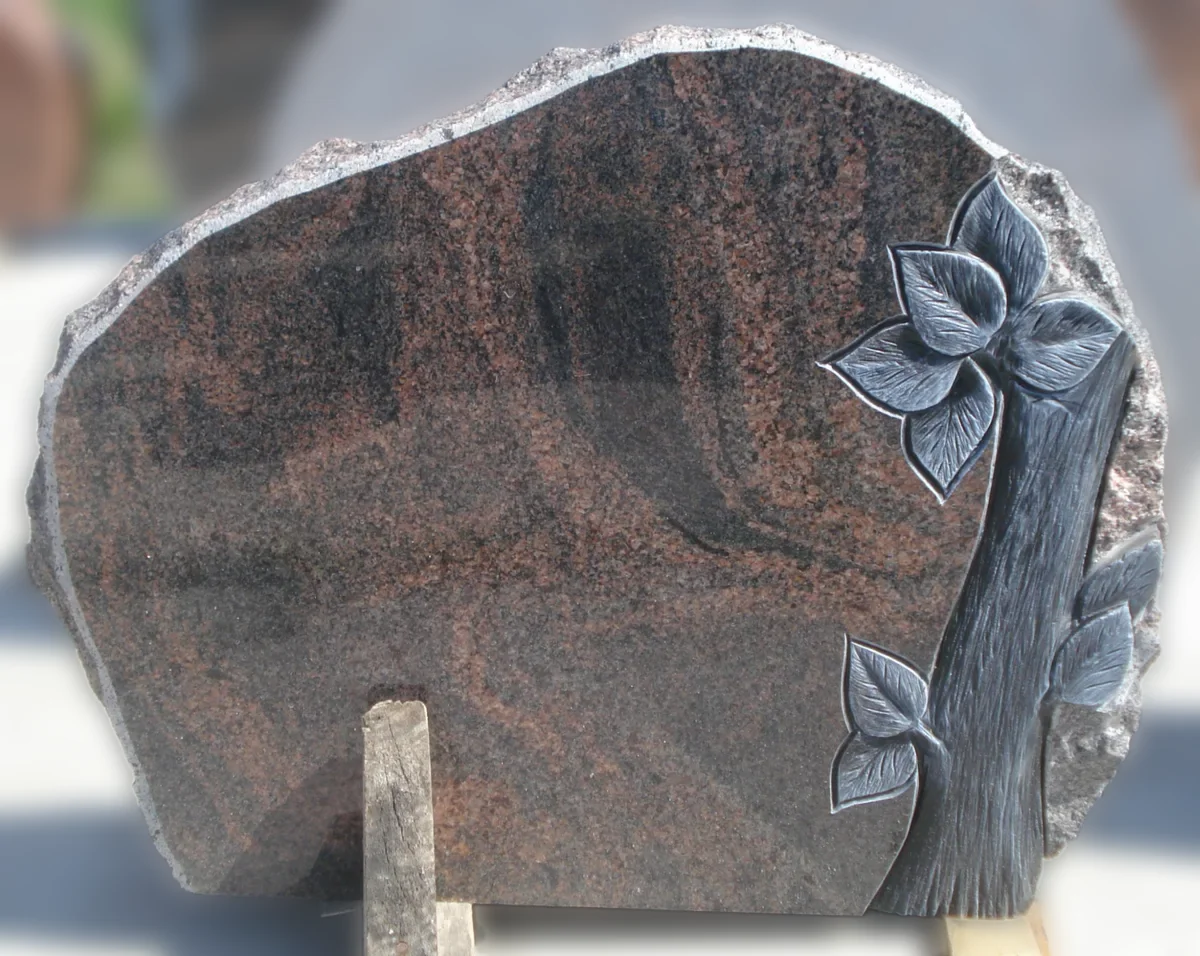 Granīta piemineklis ar fotogrāfiju Rīgā — Granīta Dizains